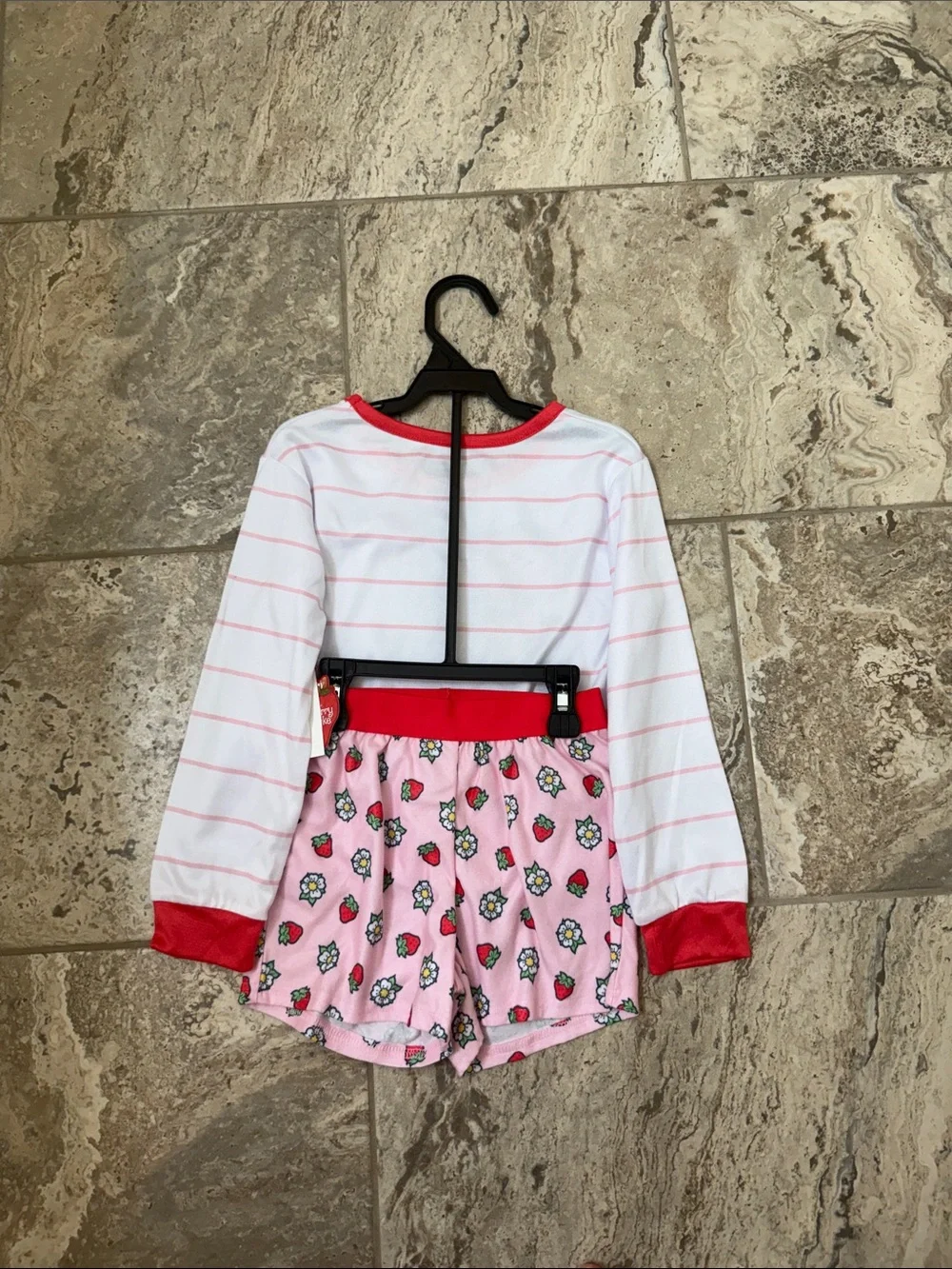 NWT Size XSmall 4-5 Strawberry Shortcake Long-Sleeve Pajama Set
